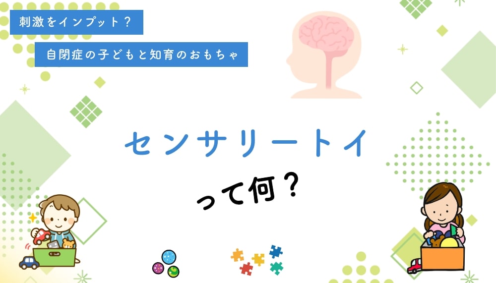 自閉症の子どもの知育に良いセンサリートイとは